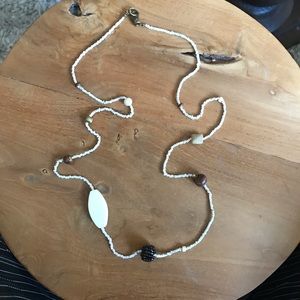 Long bead necklace